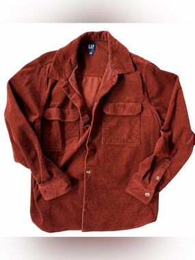 Gap Rust Corduroy Shirt Jacket